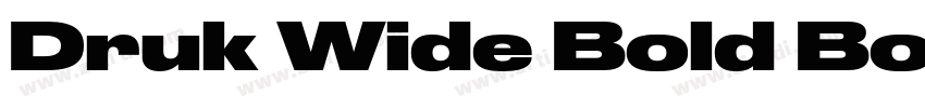 Druk Wide Bold Bold字体转换
